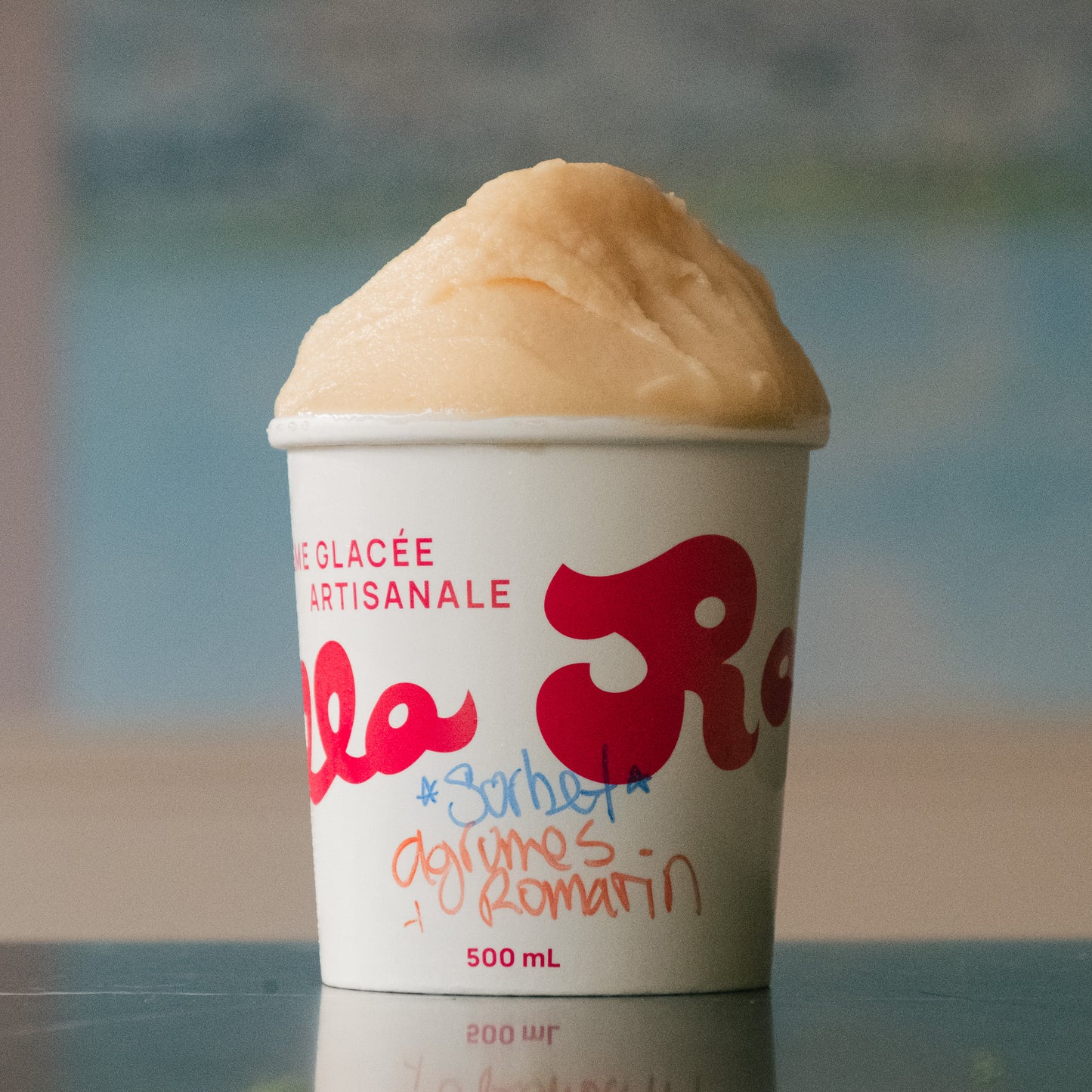 Sorbet aux agrumes et romarin