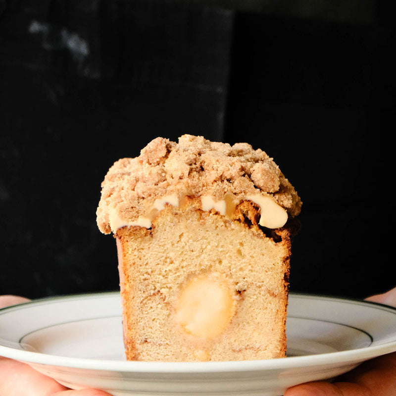 Gâteau de voyage cannelle + caramel