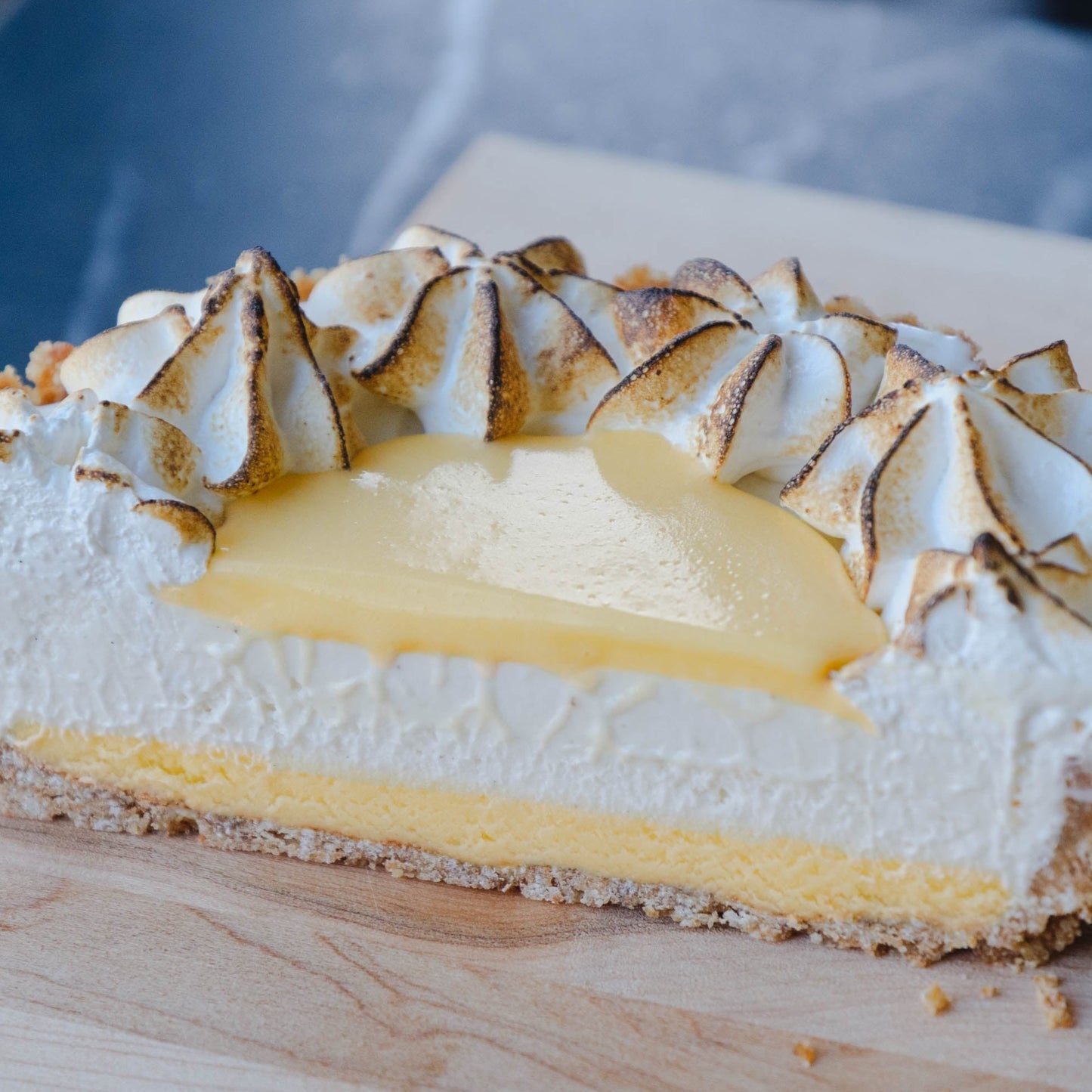 Lemon Meringue Ice Cream Pie