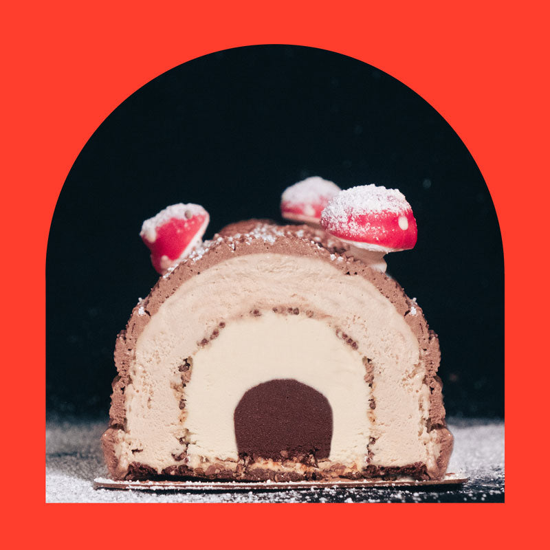 Bûche choco-noisette