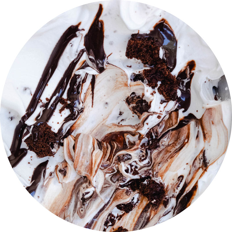 Coconut Chocolate Swirl and Brownie
