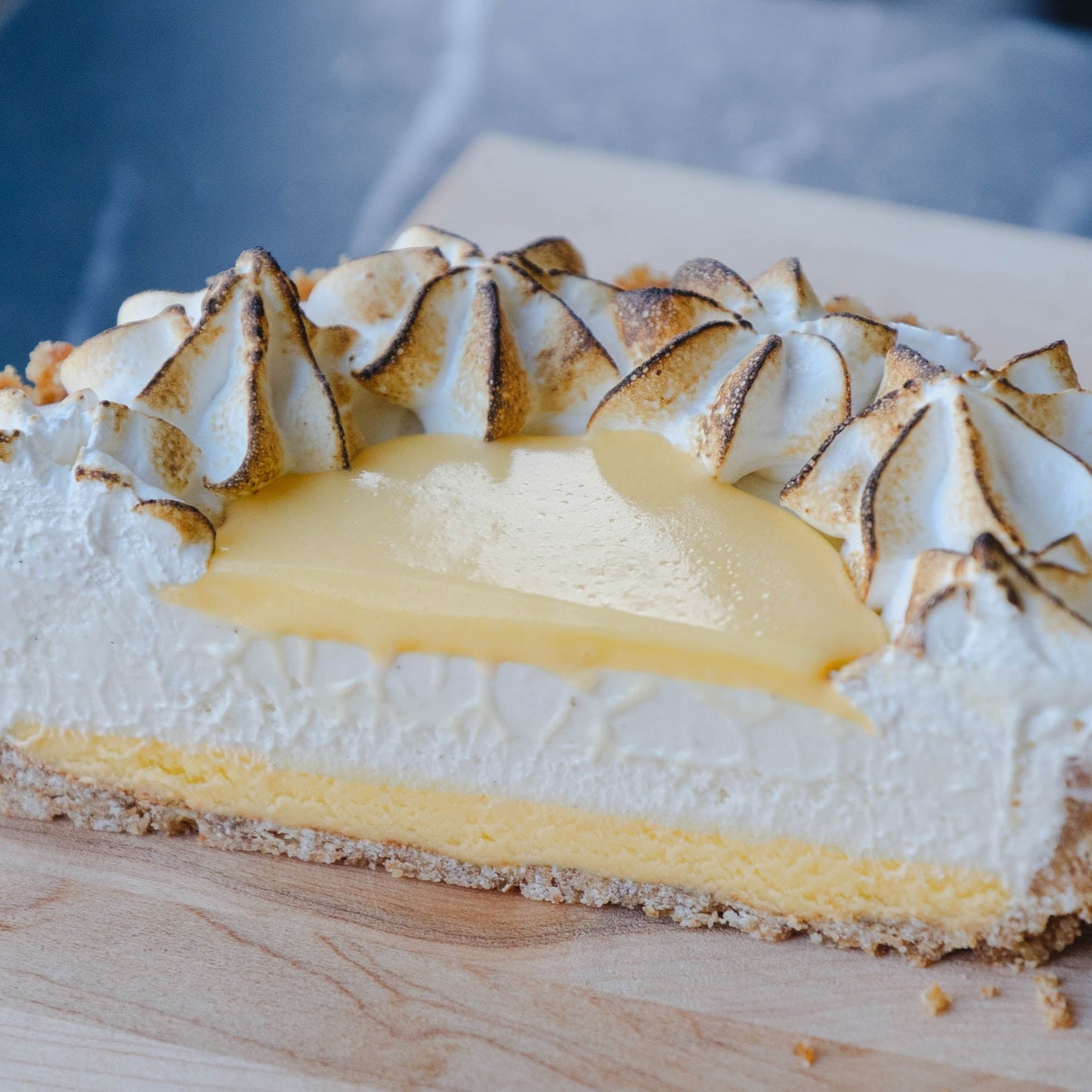 Tarte à la crème glacée au citron meringue