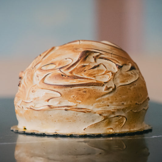 Squash Spice + Dulce de Leche Baked Alaska