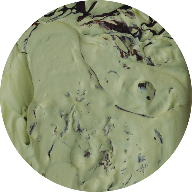 Matcha + stracciatella de chocolat