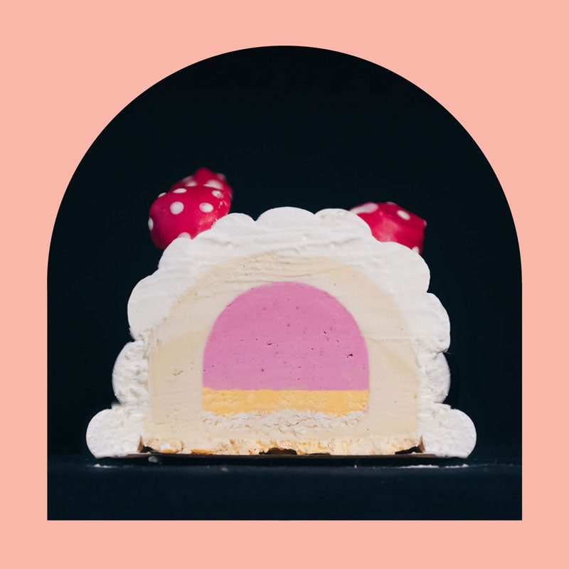Lemon Raspberry Log